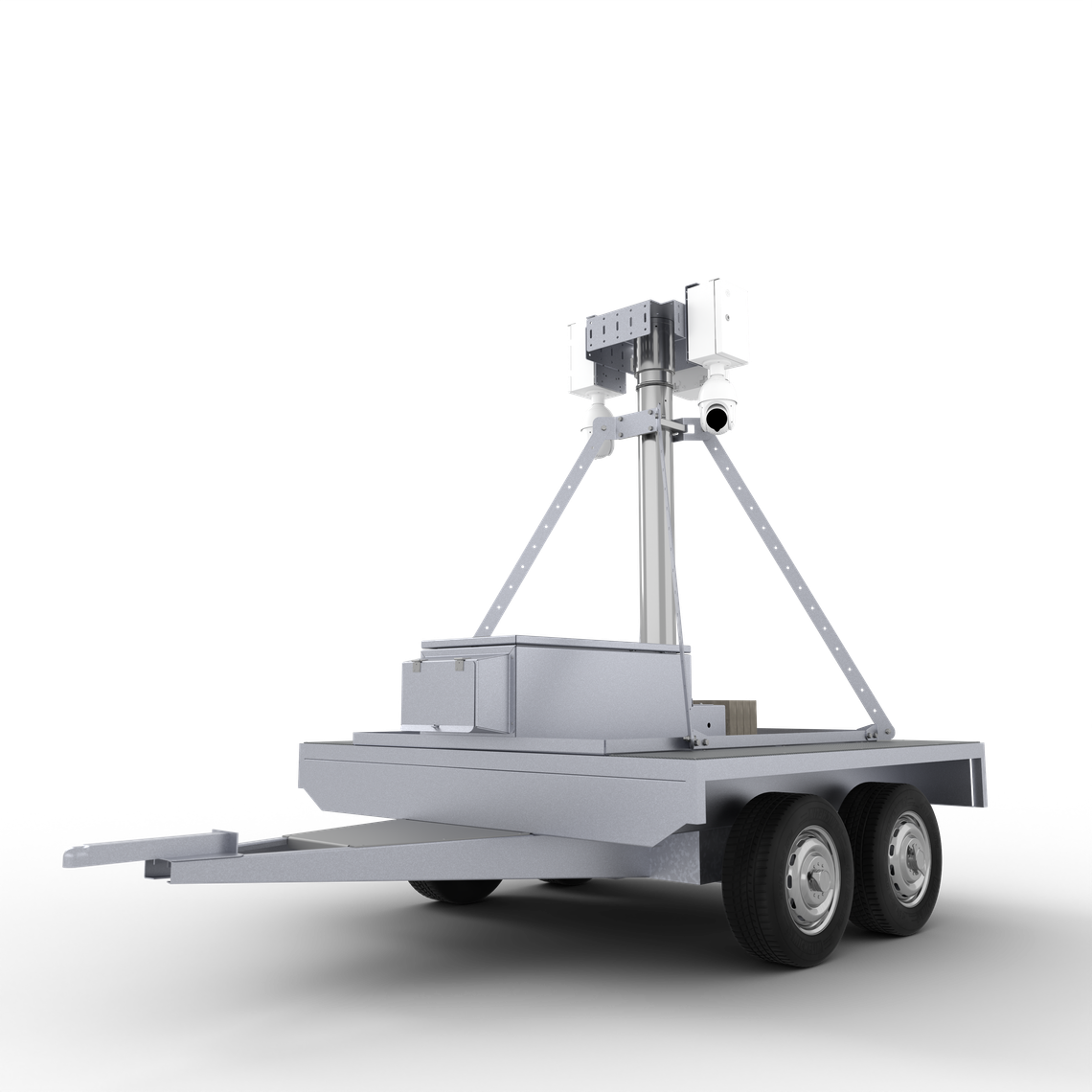 Productfoto politionele aanhangwagen